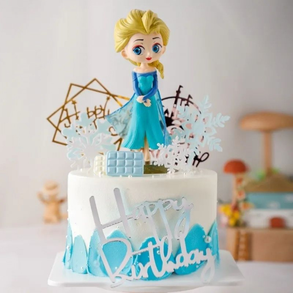 Elsa Frozen Princess Doll Cake Topper — free download